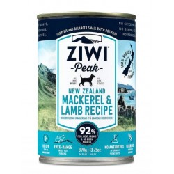 ZiwiPeak Canned Dog Food Mackerel & Lamb  - makrela z jagnięciną