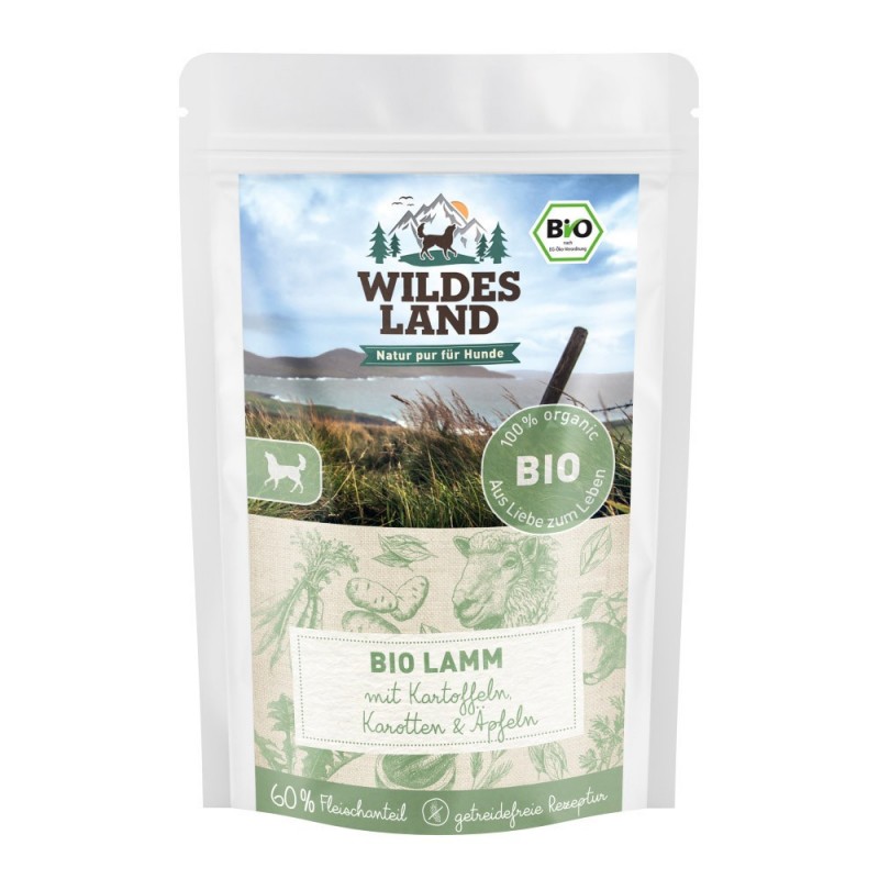 Wildes Land Dog Bio Lamm - jagnięcina z ziemniakami