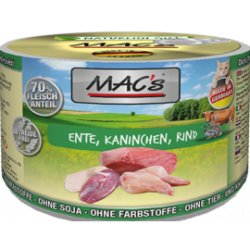 MAC's Kaczka, królik i wołowina 200g