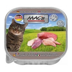 Mac's kaczka, królik, wołowina - tacka 85g