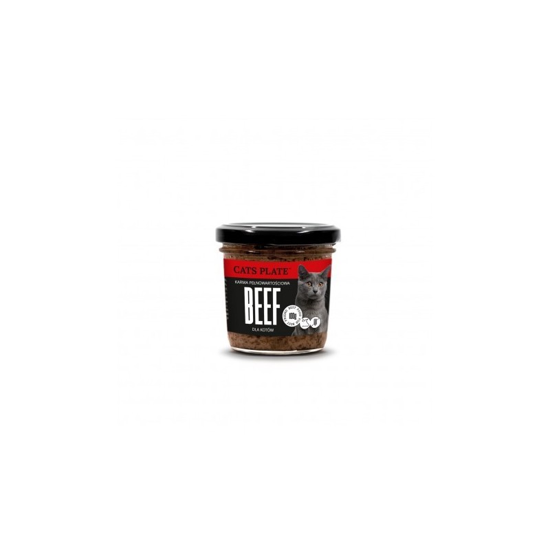 Cats Plate Beef - wołowina z indykiem 100g