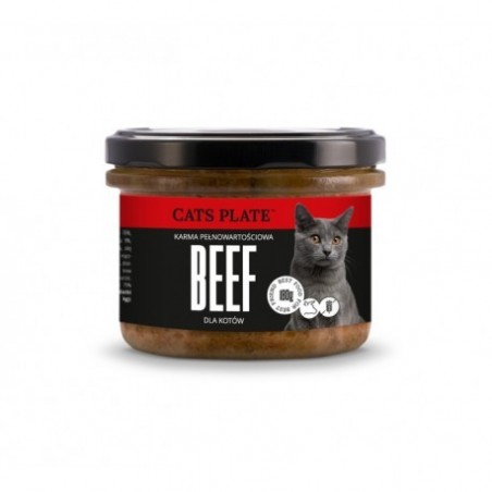 Cats Plate Beef - wołowina z indykiem 180g