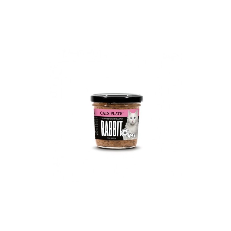 Cats Plate Rabbit - królik i indyk 100g