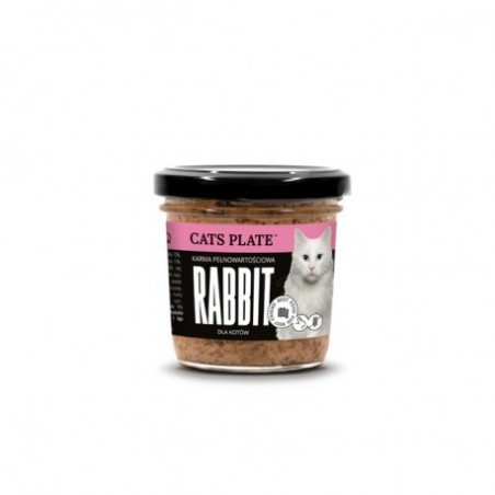 Cats Plate Rabbit - królik i indyk 100g