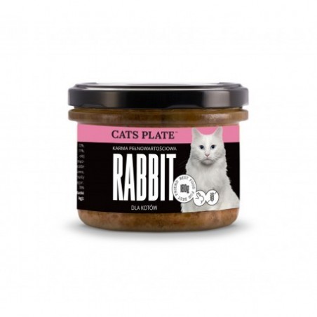 Cats Plate Rabbit - królik i indyk 180g