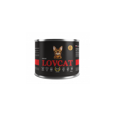 Coyote LovCat Pure Beef - wołowina pur 200 g