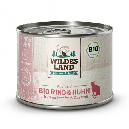 Wildes Land Cat BIO nr 1 - wołowina z kurczakiem 200 g