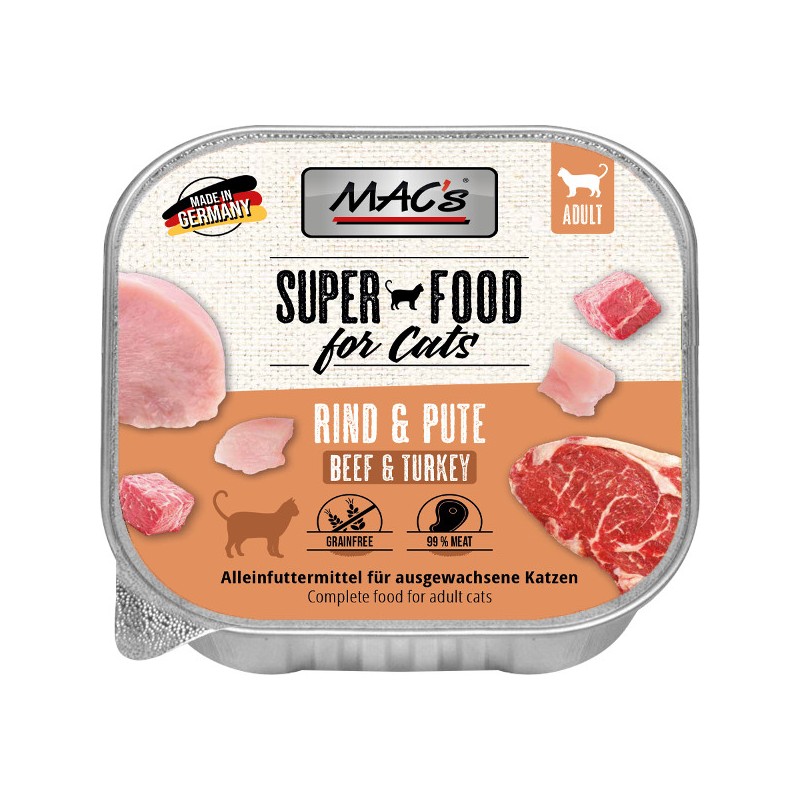 Mac's wołowina z indykiem tacka 100g