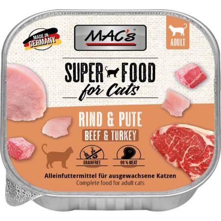 Mac's wołowina z indykiem tacka 100g