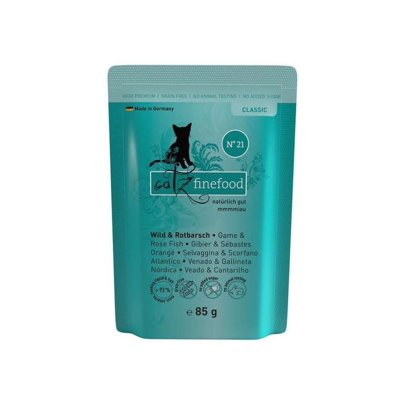 catz finefood nr. 21 dziczyzna karmazyn