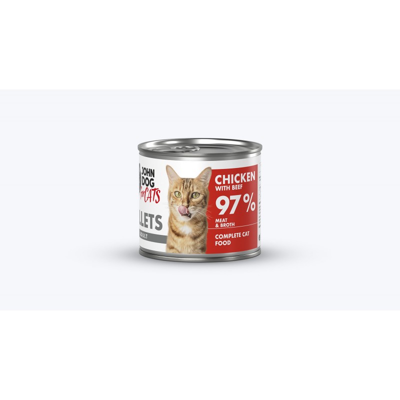 John dog filety kurczak z wołowiną 140g