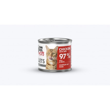 John dog filety kurczak z wołowiną 140g