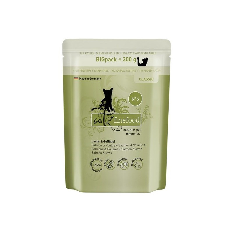 Catz finefood łosoś i drób 300g