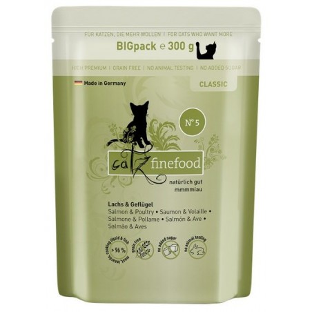 Catz finefood łosoś i drób 300g