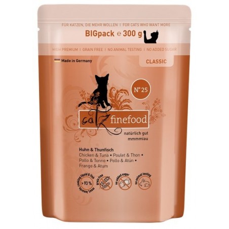 Catz finefood nr 25 kurczak z tuńczykiem 300g