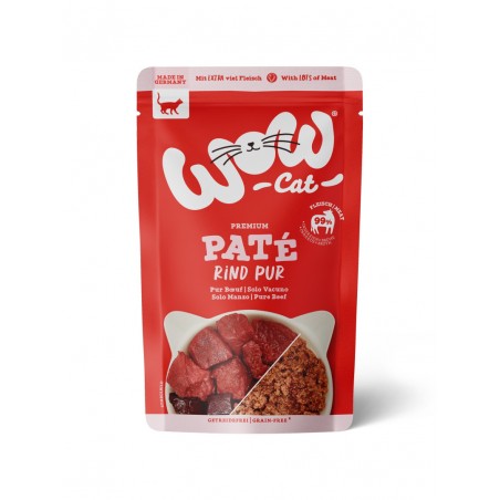 Wow cat wołowina karma monobiałkowa z wołowiny. 125g