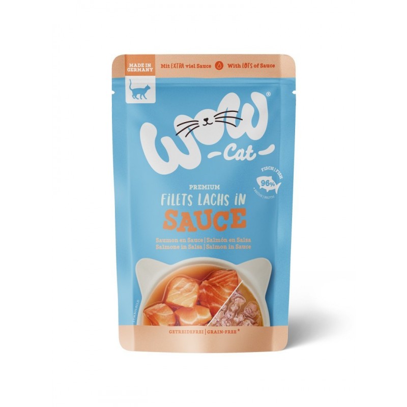 Wow cat Lachs in sauce - łososś w sosie 85g