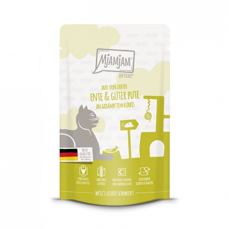 Mjamjam Ente & guter Pute an Kürbis saszetka 125g