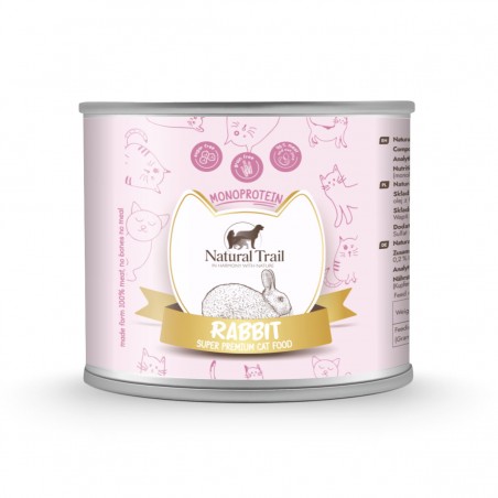 Natural Trail karma dla kota monobiałkowa z królika. 200g