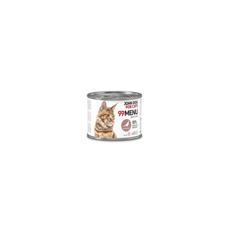John dog for cats 99 menu - kurczak z bażantem. 200g