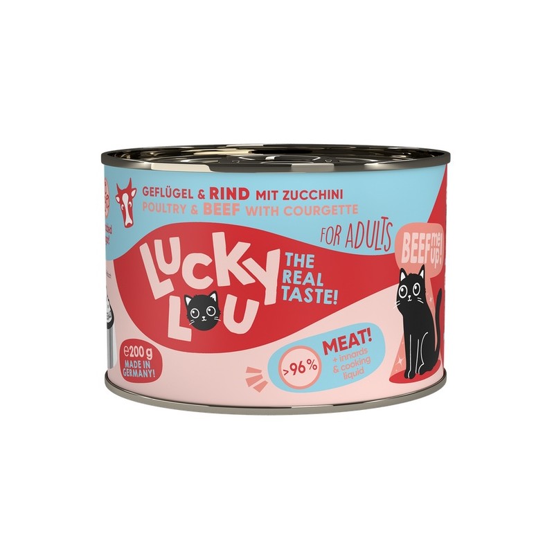 Lucky lou drób z wołowiną 200g