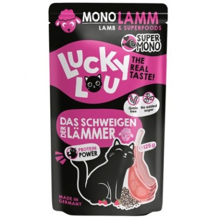 Lucky lou jagnięcina dla kotów 125g