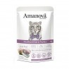 Amanova Cat Sterilised Fish & Turkey - biała ryba i indyk 85g mokra karma.
