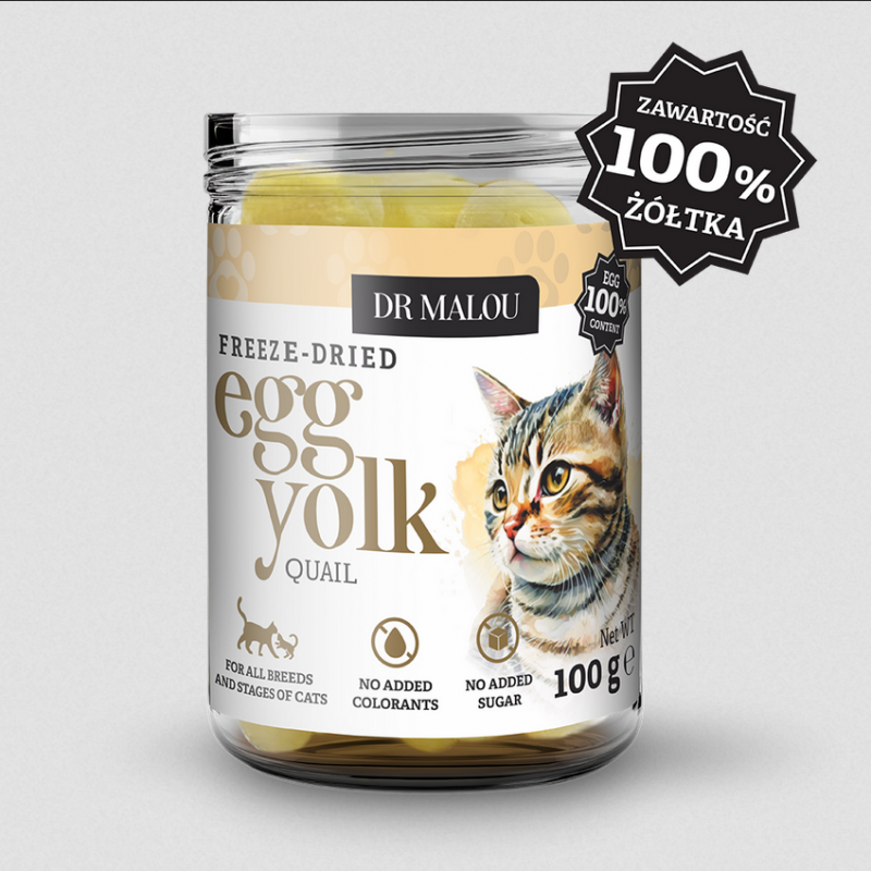 Liofilizowane żółtko przepiórki 100g.