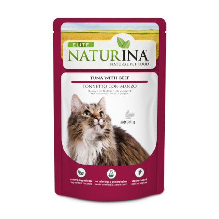 Naturina filet z tuńczyka i wołowiny saszetka 70g