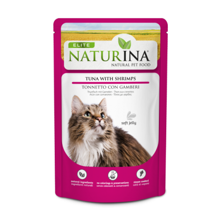 Naturina saszetka tuńczyk z krewetką 70g