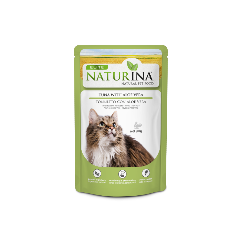 Naturina filet tuńczyka z aloesem w galaretce, saszetka 70g