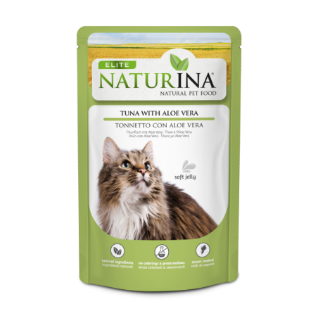 Naturina filet tuńczyka z aloesem w galaretce, saszetka 70g