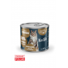Królik w puszce mokrej karmy OakFarm mono 200 g, PREMIUM, 88% mięsa, karmą dla kotów dorosłych, polski produkt.