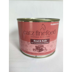 Catz finefood wołowina z cielęciną karma dla kociąt 200g
