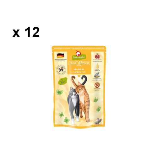Granatapet kurczak pur komplet 12 x 85g karma dla kotów.