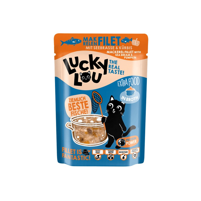 Lucky lou filety makrela z dorada karma dla kotów w bulionie 70g