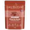 Catz finefood wołowina z cielęciną 85g karma dla kotów.