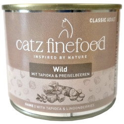 Catz finefood karma dla kota z dziczyzny w puszce 200g.
