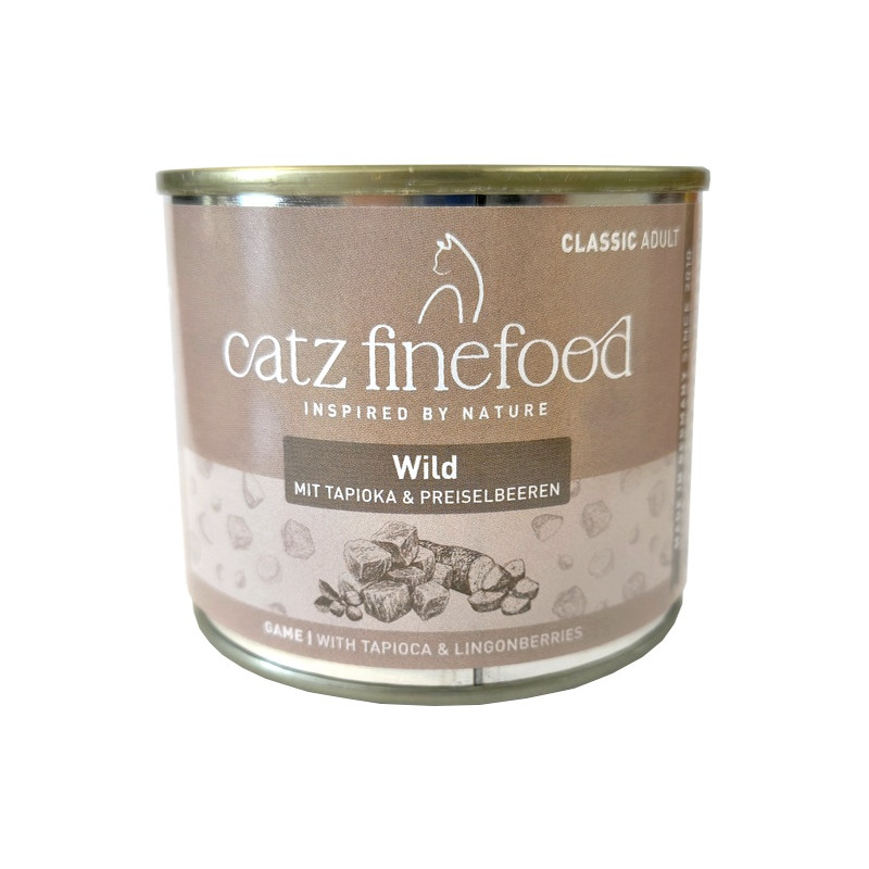 Catz finefood karma dla kota z dziczyzny w puszce 200g.