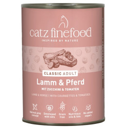 Catz finefood karma dla kotów konina z jagnięciną 400g
