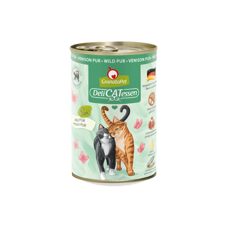 GranataPet DeliCatessen karma mokra dla kotów z dziczyzny pur 400g