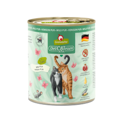 Granatapet dziczyzna 800g karma mokra dla kota.