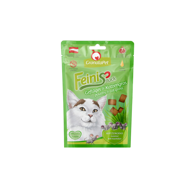 Przysmak Granatapet z drobiem i kocią trawką 50g