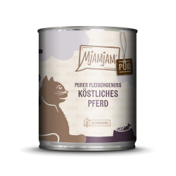 Karma mokra dla kotów, monobiałkowa Mjamjam konina pur 800g