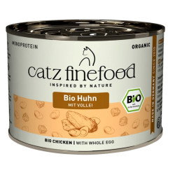 Mokra karma dla kotów z mięsa kurczaka Catz fienfood bio 200g