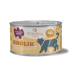 PERROland CATering Królik 185 g, mokra karma dla kota, mono.