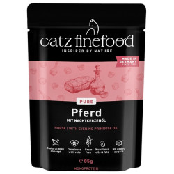 Catz Finefood konina pur monobiałkowa karma mokra dla kotów 85g